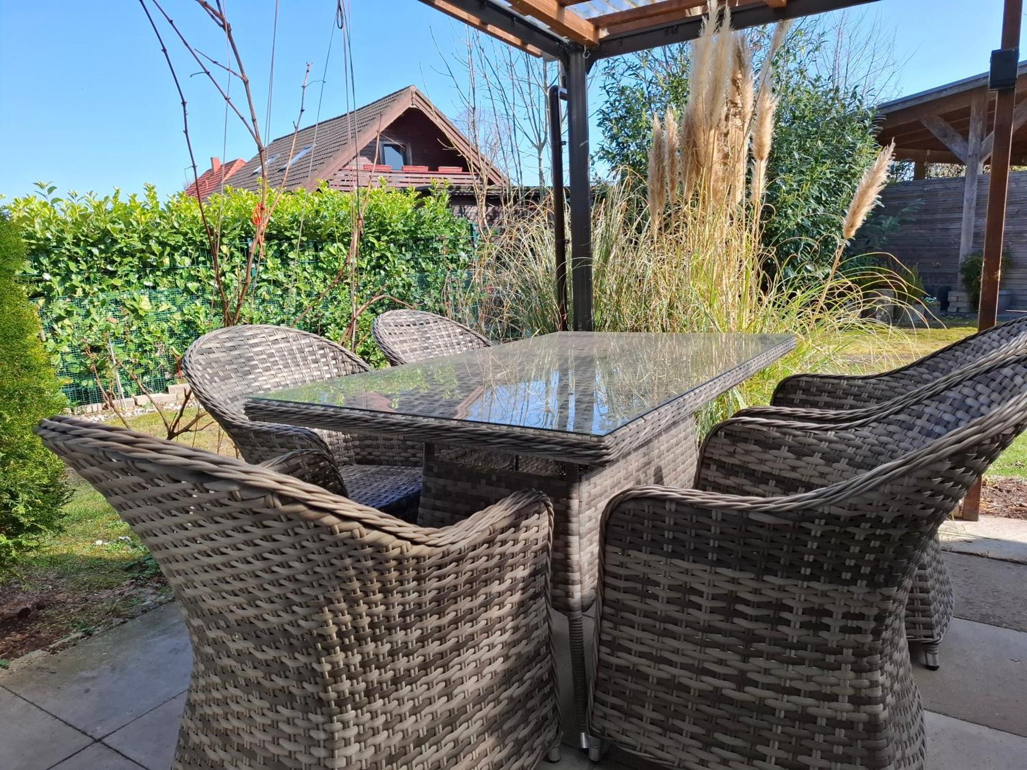 Seezeit, Ferienhaus Bis Zu 6 Personen, 500 Meter Zum Wasser, Mit Garten Hüde Eksteriør bilde